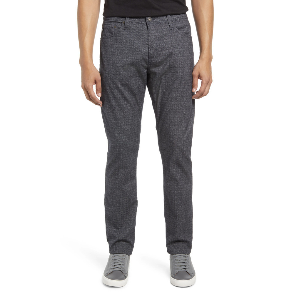 AG Everett Men's Slim Straight Leg Herringbone Pants, Size 34 X 34​​​​​​​​​​​​